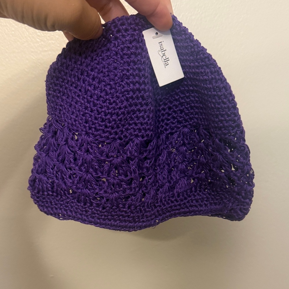 Purple Crochet Beanie